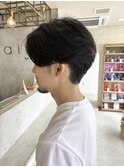 大人前下がりセンターパート