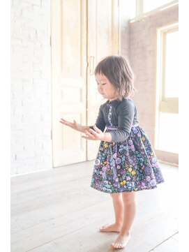クラン ヘアーアンドスタジオ(CLAN hair & studio) キッズカット　ボブでかわいい前髪カット