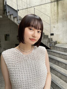 メゾンアクア 表参道(Maison ACQUA) ◎ショートレイヤーボブウルフ縮毛矯正10代20代30代