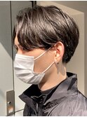 ニュアンスパーマセンターパートフェザーパーマカルマパーマ韓国