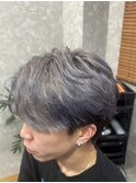 フェザーショート×エンドカラー