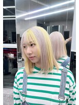 アイセ(I.se Eir TOKYO) ミルクティー/イエロー/ハイトーン/ケアブリーチ/ダブルカラー