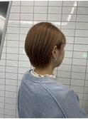 くびれショート×くすみピンク