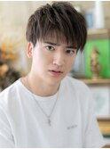 ■黒髪ダークアッシュくせ毛風束感ショート401★川口20代30代