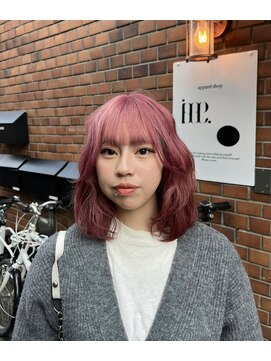 セレーネヘアー 難波店(Selene hair) pink color