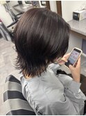 長年のカラー&ウルフカット!!