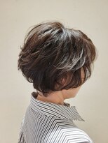 松本平太郎美容室 国立店&nbsp;40代50代60代×ショートレイヤー×クリープパーマ