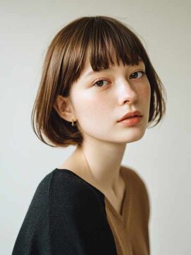 トクテ 吉祥寺(tokute) くびレイヤーエモージュグレージュカラーくびれショート/吉祥寺