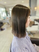 オッジ ヘアー 深谷店(Oggi Hair)&nbsp;アッシュオリーブ ボブ 9月