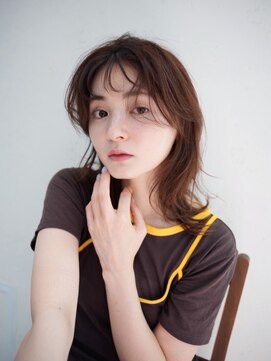 ランプ 柏(Lamp) 抜け感レイヤーミディアム×シースルーバング