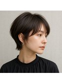 美フォルムショートボブ 20代 30代 40代 50代 60代 髪質改善