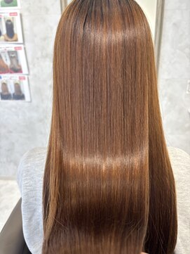 アネヘアー(annee hair) うるツヤ映え髪質改善＊大人可愛いオレンジブラウンカラー