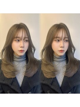 リー 四ツ橋(Lee) レイヤーカット/前髪/ヘアカラー