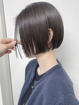 モリオフロムロンドン 原宿本店(morio from London) 【morio 原宿】ミニボブ　ストレート　グレージュ