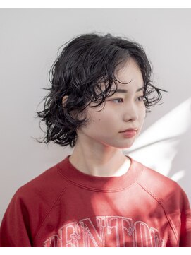 ルプラ ガーデン(le-pla garden) ボブ#ケアパーマ#センター分け#簡単スタイリング#豊橋#豊川