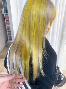 ボックスミコ(Box mico.) ホワイトベージュ×イエローの個性派デザインカラー☆