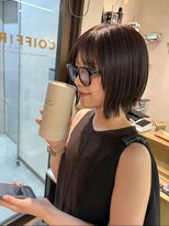 コワファーストナガサキシャンプーボーイ(COIFF1RST NAGASAKI SHAMPOO BOY) 今っぽくて可愛い10代20代前下がりショートボブ/長崎