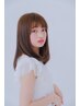 【自然なストレート♪】　カット+ナチュラルストレートパーマ￥19250→￥15400