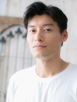 モッズヘア メン 仙台愛子駅前店(mod's hair men)&nbsp;30代40代社会人かき上げナチュラルセンターパートショートb仙台