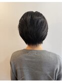 直毛さん　カットで髪は変わる！ショートボブ