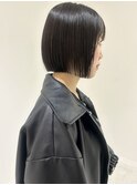 切りっぱなしボブ