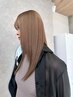 【ブリーチなしカラー】カット＋ダブルカラー＋３STEPトリートメント