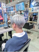 トーキョー オタクヘアー(TOKYO OTAKU HAIR) にじさんじ リゼ/推しカラー/ホワイト/アイスブルー/寒色