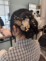 ユニックス アリオ亀有店(UNIX)&nbsp;【振袖にもぴったり】華やかカチモリ10代20代ヘアアレンジ