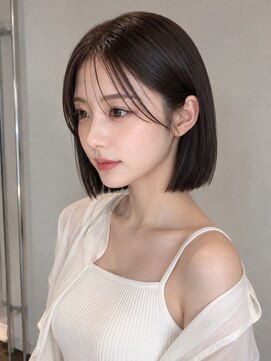 レリーアト 西宮北口(Rely ATO) ぱつっとラインのミニボブ【西宮北口/ボブ】