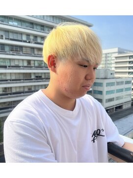 ジーナ 福岡天神(Zina) メンズ抜きっぱなしブリーチカラー