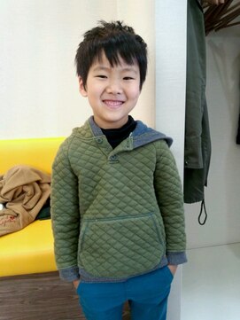 ヘアデザイン ラポール 茨木店(hair design Rapport) 爽やかさとオシャレ度アップ!!キッズに人気のショートレイヤー