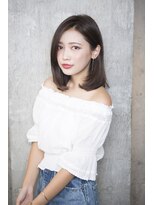 サロンドミルク 原宿(salon de MiLK)&nbsp;【salon de MiLK 原宿】耳かけボブ×クリーミーアッシュ