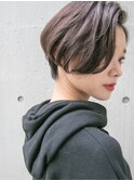 大人可愛ある 小顔ショート センターパート☆