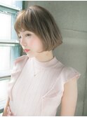 ヌーディーアッシュ ナチュラルショート☆