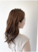 セミロングでナチュラルに大人可愛い☆
