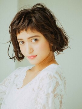 ヘアメイク パッセージ 千歳船橋店(hair make passage) ショートバングキュートボブ