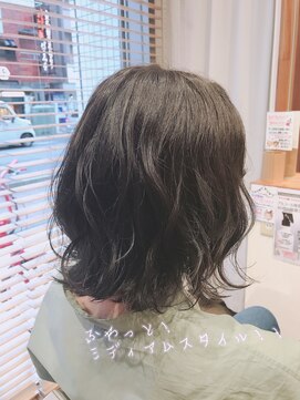 ロッソ 川口店(ROSSO) コテ巻きスタイリング【ふんわりミディアム】