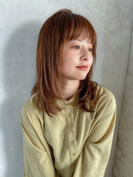 ベルビアンカ(Belle BIANCA) Belle BIANCAシースルーバング×ナチュラルストレートby.Yukiho