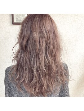 フェリシータ 緑地公園店(felicita) ラベンダーピンクベージュシルバーカラーフェザーバング