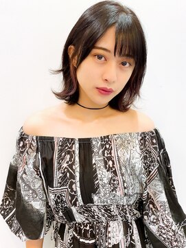 レトン 銀座(leton) ウルフマッシュ/レイヤー/インナーカラー/イヤリングカラー