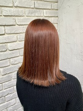 アジールヘア 池袋東口店(agir hair) ブリーチなし×ピンクベージュ