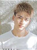 小久保style☆暗髪アッシュブラックスリックバックくすみブルー