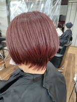 ドラマチックヘア 狭山ヶ丘店(DRAMATIC HAIR) ショートボブ＆ベリーピンクカラー