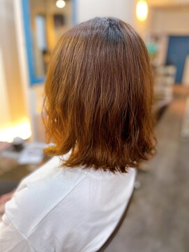 ロンド(Le rond) コテ巻き風外ハネパーマ