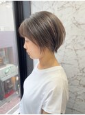 簡単スタイリング！大人可愛いショートヘア！