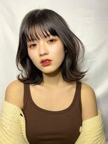 ノアエクレ 銀座(noah ecle)&nbsp;韓国風ニュアンスカラーくびれ外ハネボブ♪