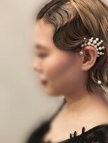 ミテ(MiTe)&nbsp;アレンジヘアセット　フィンガーウェーブ　パーティーヘア　古典