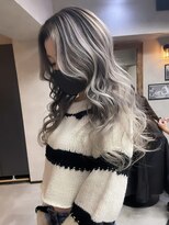 サニー 渋谷(SUNNY) バレイヤージュ、グレージュカラー、ハイライト、ココアベージュ