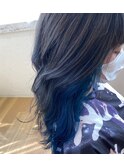 【hill's】杉山 インナーブルー*ロングレイヤー