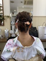 コアフィールフィス(COIFFURE fils)&nbsp;新規お得クーポンあり【見附　今町】浴衣ヘアスタイル